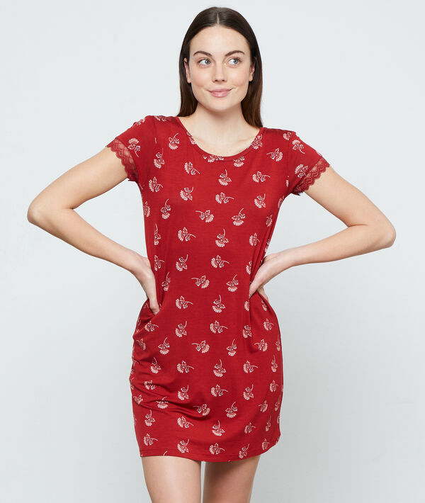Camisón estampado floral Camisón estampado floral;${refinementColor}