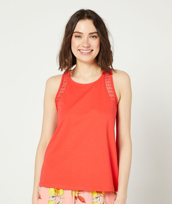 Top con motivos guipur Top con motivos guipur;${refinementColor}
