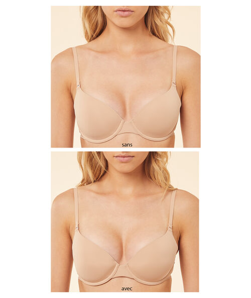 Almohadilla de silicona transparente.