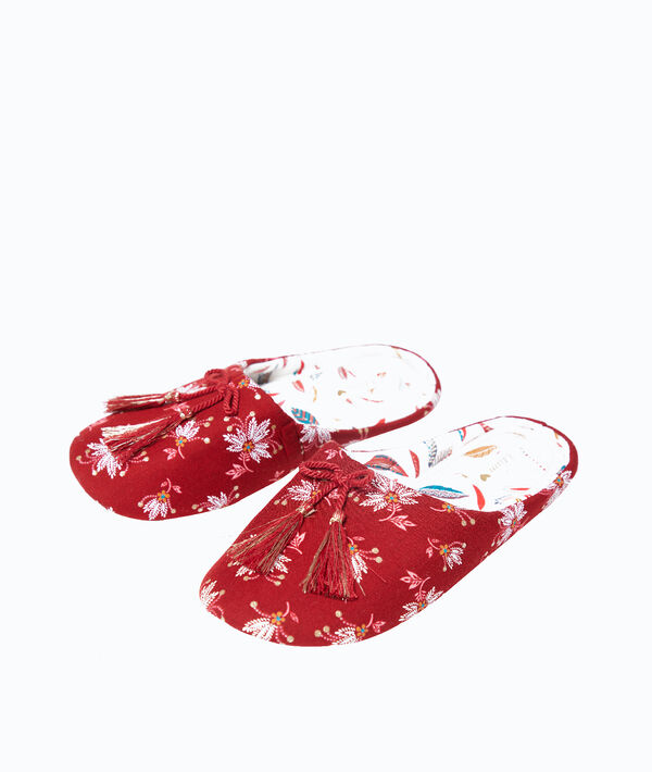 Zapatillas destalonadas estampadas Zapatillas destalonadas estampadas