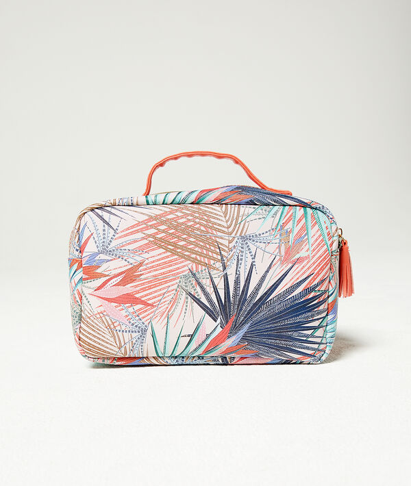 Neceser estampado hojas palmera Neceser estampado hojas palmera;${refinementColor}
