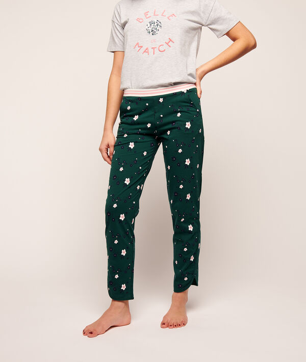 Pantalón estampado floral Pantalón estampado floral;${refinementColor}