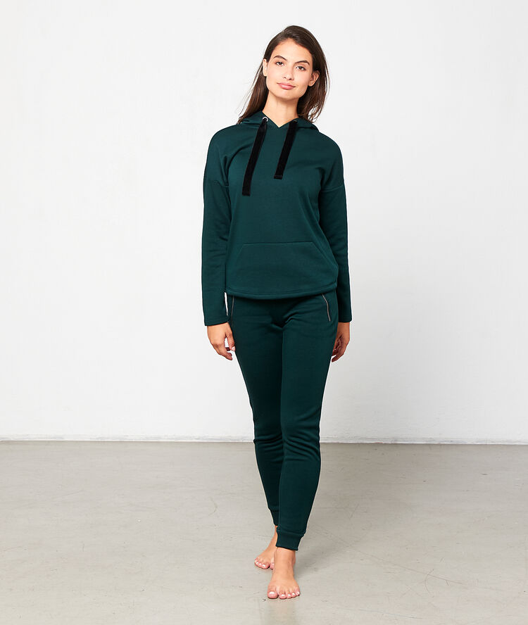 Pantalón homewear verde.