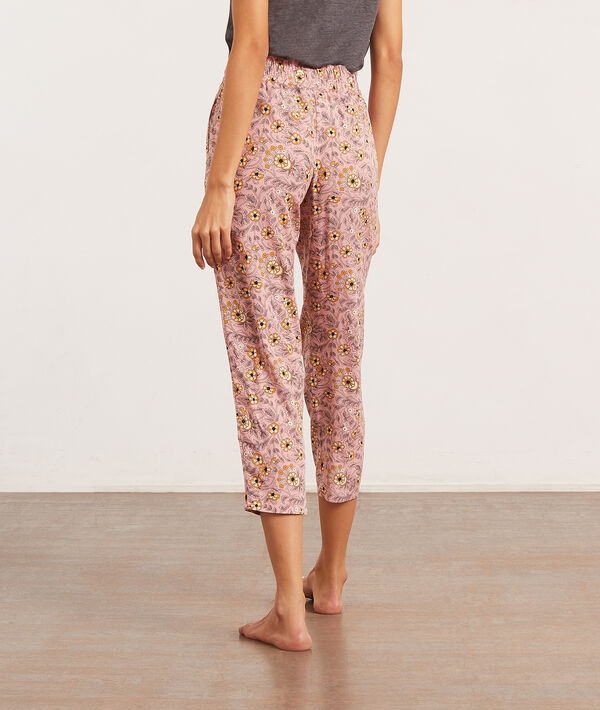 Pantalón pijama estampado floral Pantalón pijama estampado floral;${refinementColor}