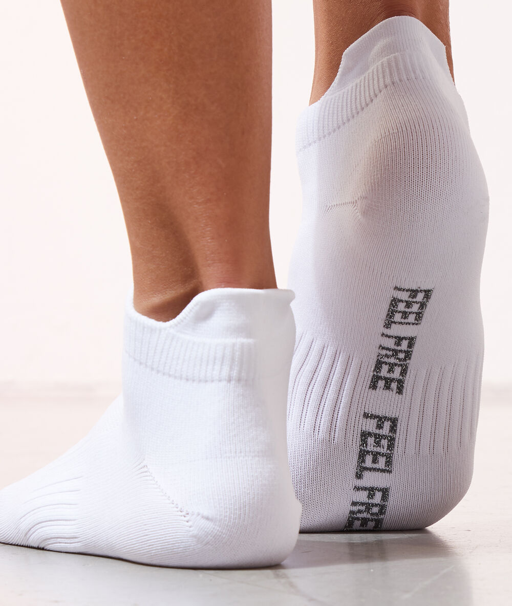 2 pares calcetines tobilleras negro.