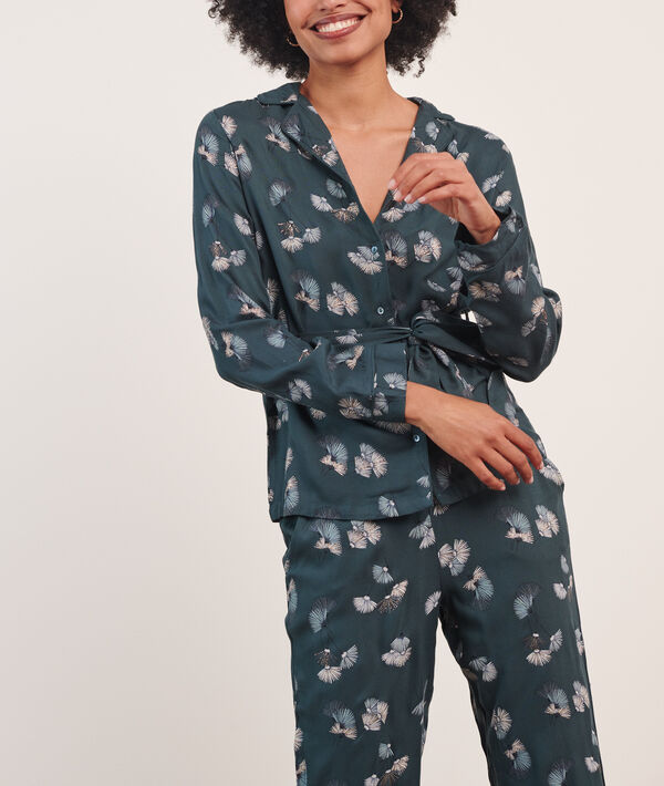 Camisa pijama estampada Camisa pijama estampada;${refinementColor}