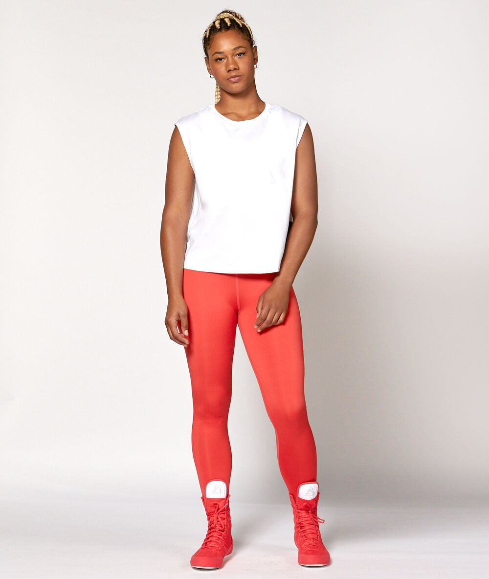 Leggings deportivos coral.