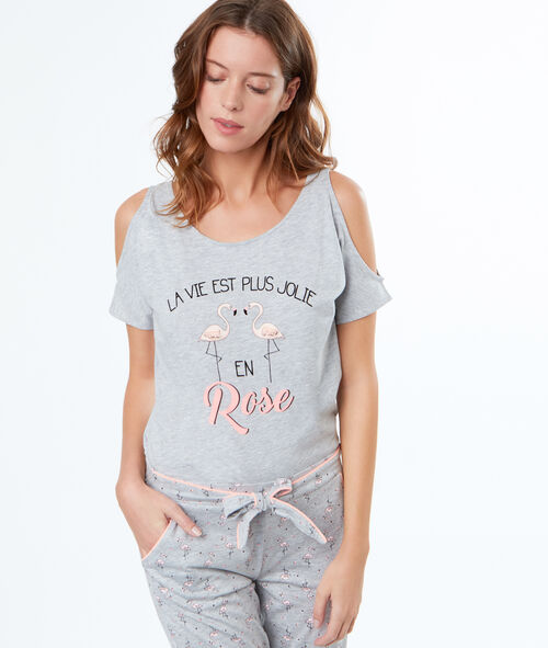 Camiseta hombros al descubierto Camiseta hombros al descubierto