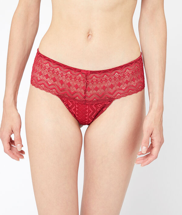 Tanga de encaje gráfico Tanga de encaje gráfico