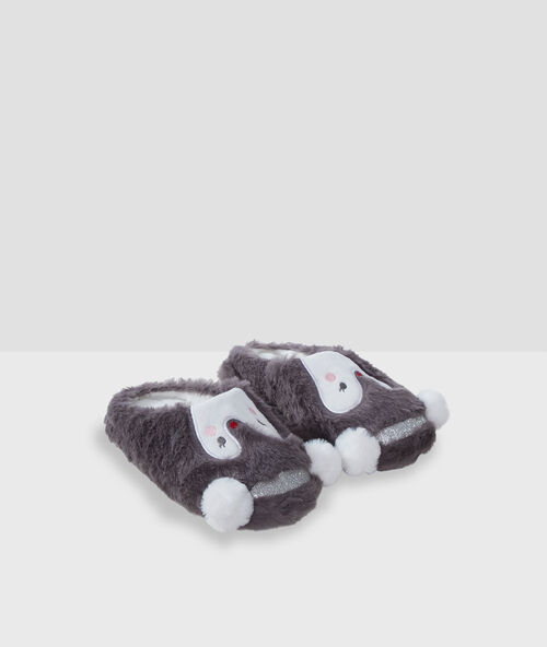 Zapatillas ping&uuml;inos c.gris.