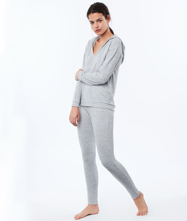 Sudadera con capucha jaspeada Sudadera con capucha jaspeada
