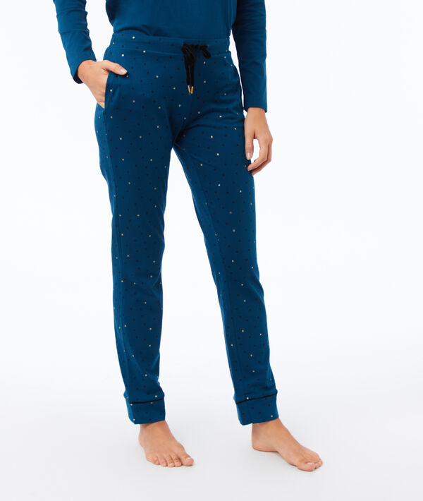 Pantalón estampado de lunares Pantalón estampado de lunares