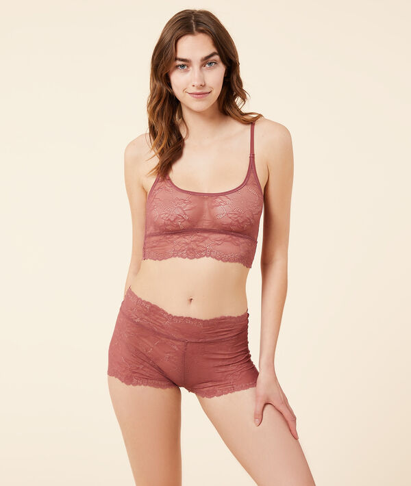 Culote tipo pantalón corto encaje Culote tipo pantalón corto encaje;${refinementColor}