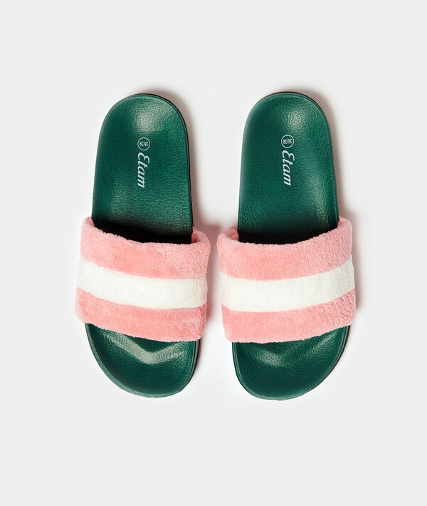 Chanclas tejido peluche Chanclas tejido peluche;${refinementColor}