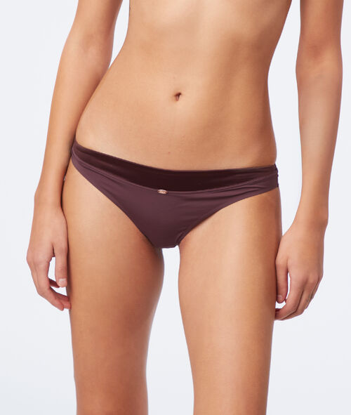 Tanga de microfibra dos texturas Tanga de microfibra dos texturas