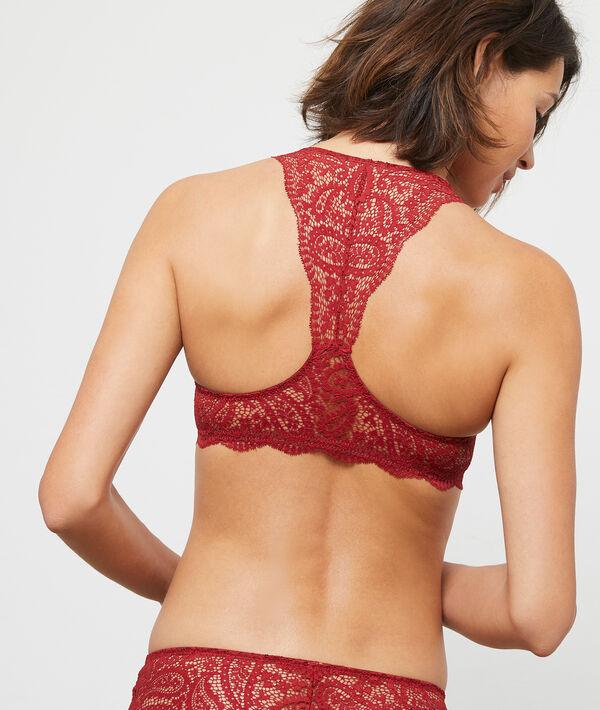 Bralette de encaje floral Bralette de encaje floral