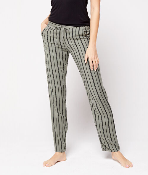 Pantalón estampado de rayas Pantalón estampado de rayas