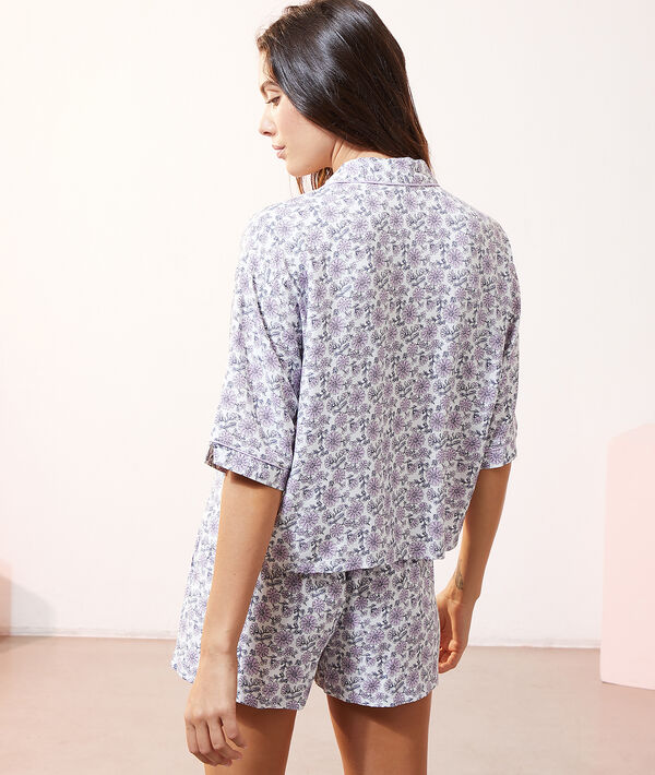 Camisa pijama estampado floral Camisa pijama estampado floral;${refinementColor}