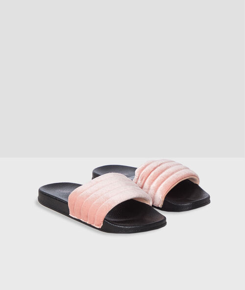 Zapatillas tipo chancla forradas Zapatillas tipo chancla forradas