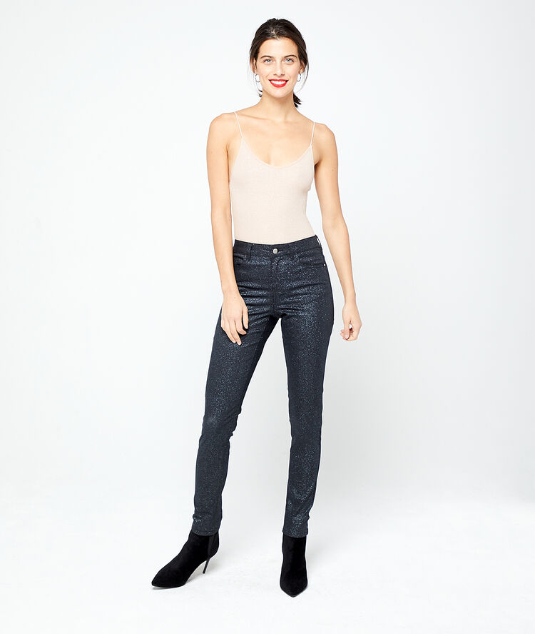 Body hilos metalizados c.beige.