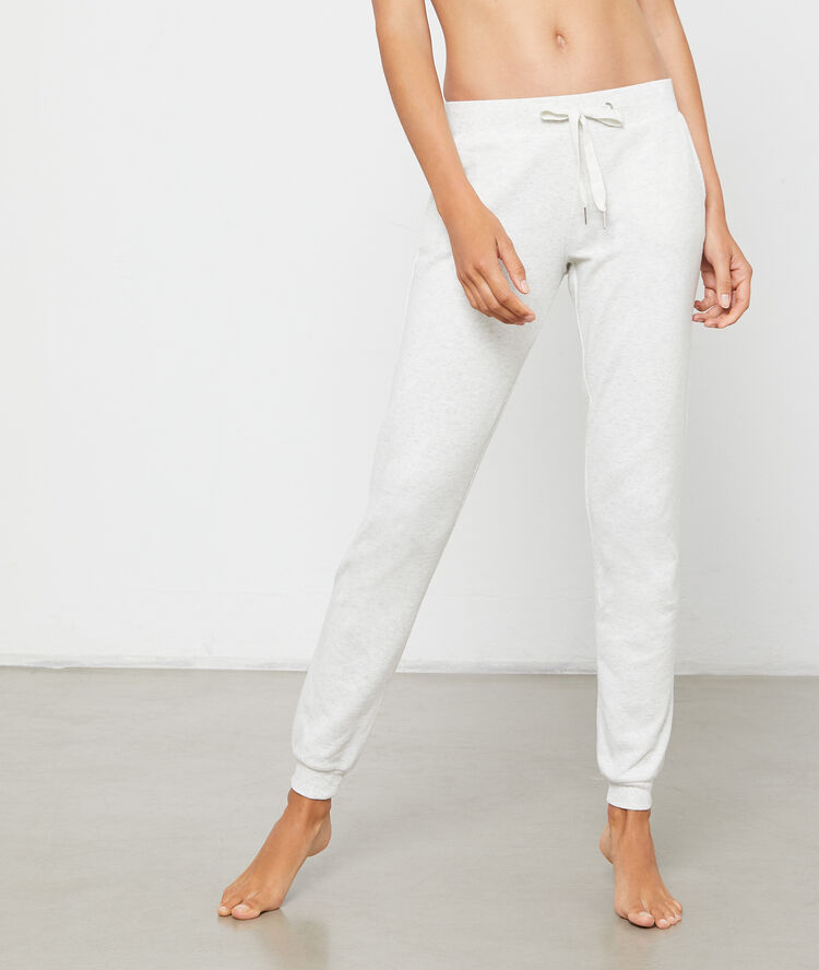 Pantalón homewear crudo.
