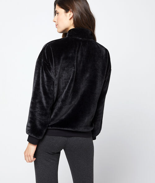 Chaqueta homewear tejido suave Chaqueta homewear tejido suave