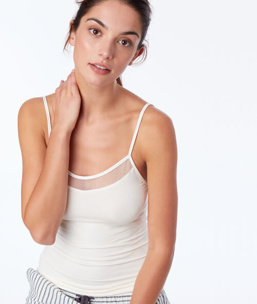 Top tirantes detalles tul Top tirantes detalles tul