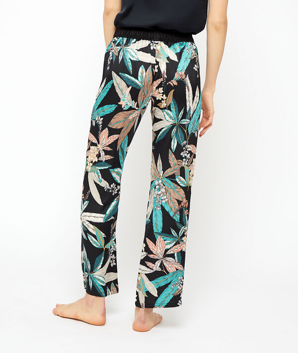 Pantalón pijama estampado tropical Pantalón pijama estampado tropical;${refinementColor}