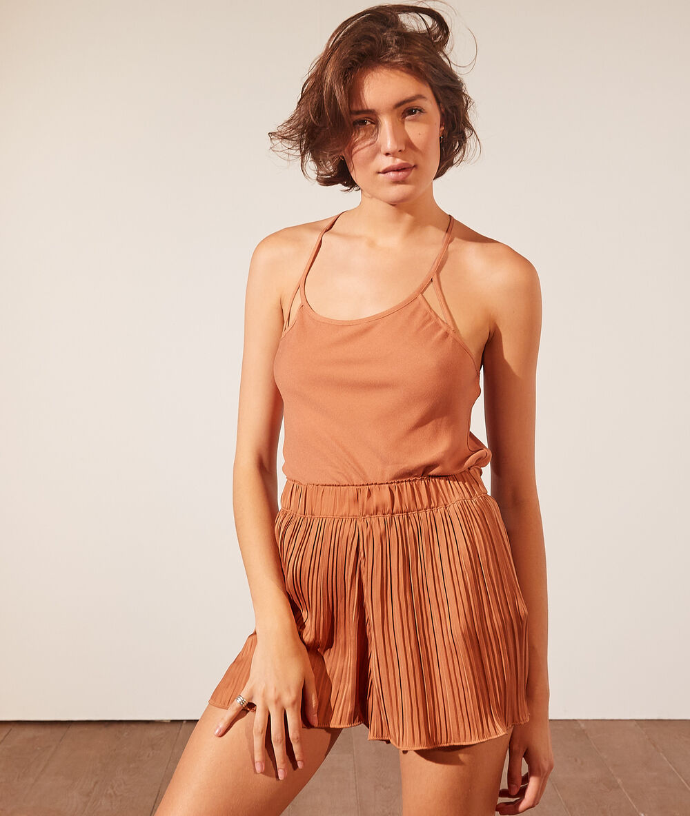 Top tirantes finos c.ocre.