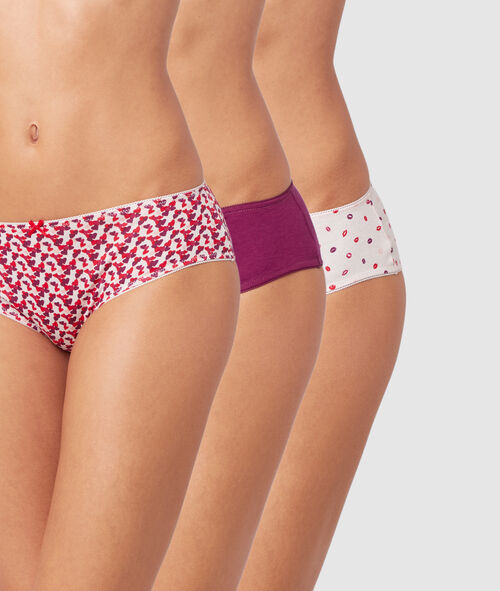 Lote de 3 culotes estampados Lote de 3 culotes estampados