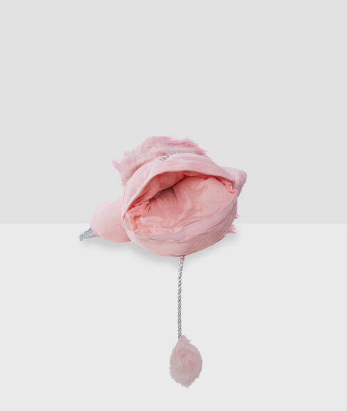 Guarda pijamas avestruz rosa.