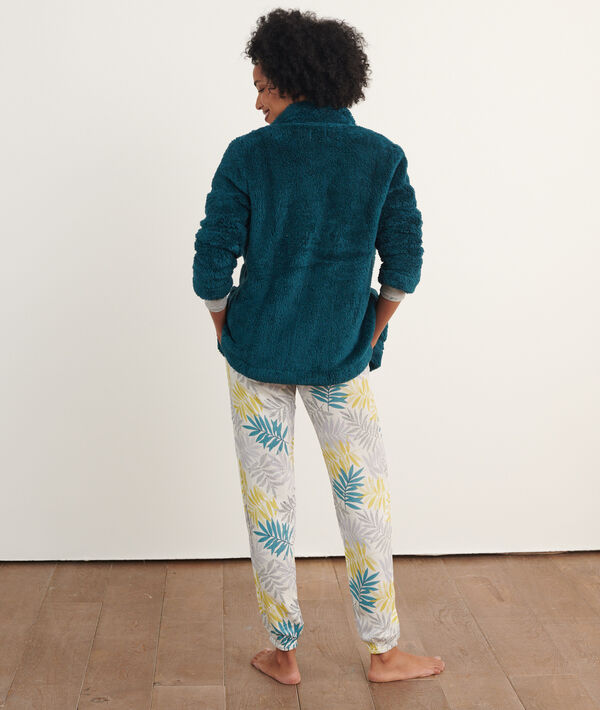 Pijama 3 piezas estampado hojas Pijama 3 piezas estampado hojas;${refinementColor}