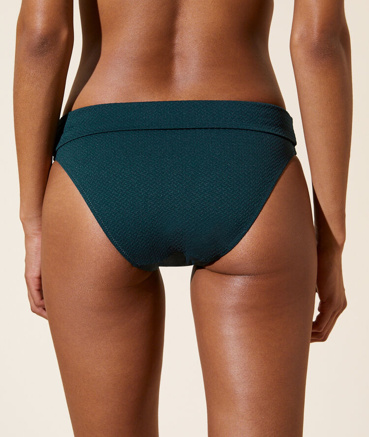 Culote bikini multiposición verde.