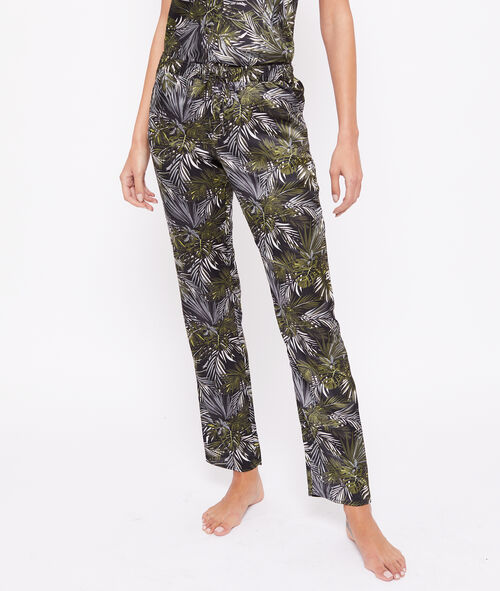 Pantalón estampado tropical Pantalón estampado tropical