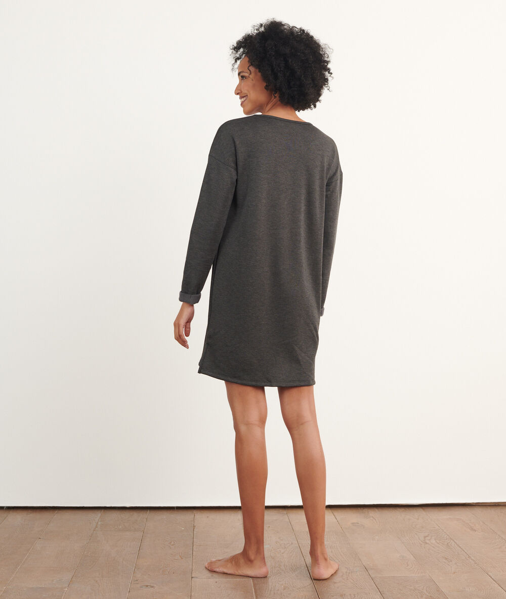 Chemise de nuit "big dream" anthracite.