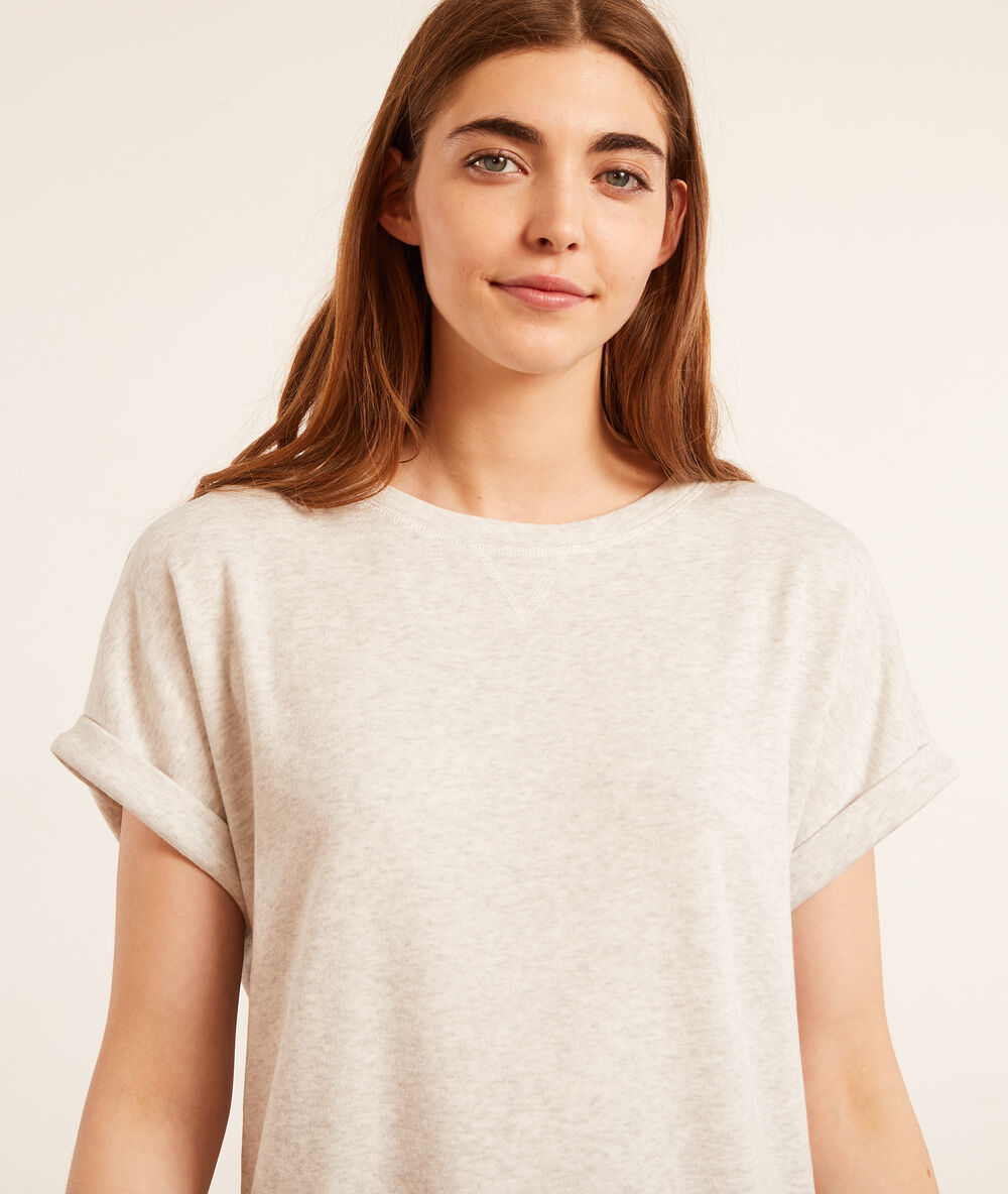 Camisón corto c.gris claro.