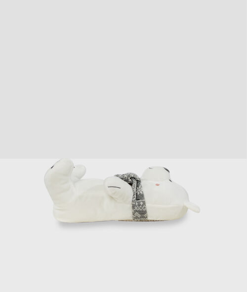 Zapatillas tejido peluche oso Zapatillas tejido peluche oso
