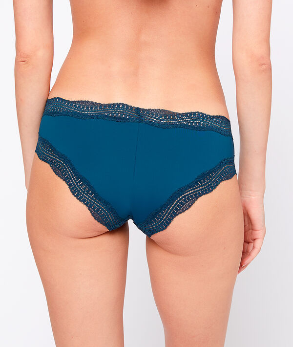Culote de microfibra motivos de encaje Culote de microfibra motivos de encaje