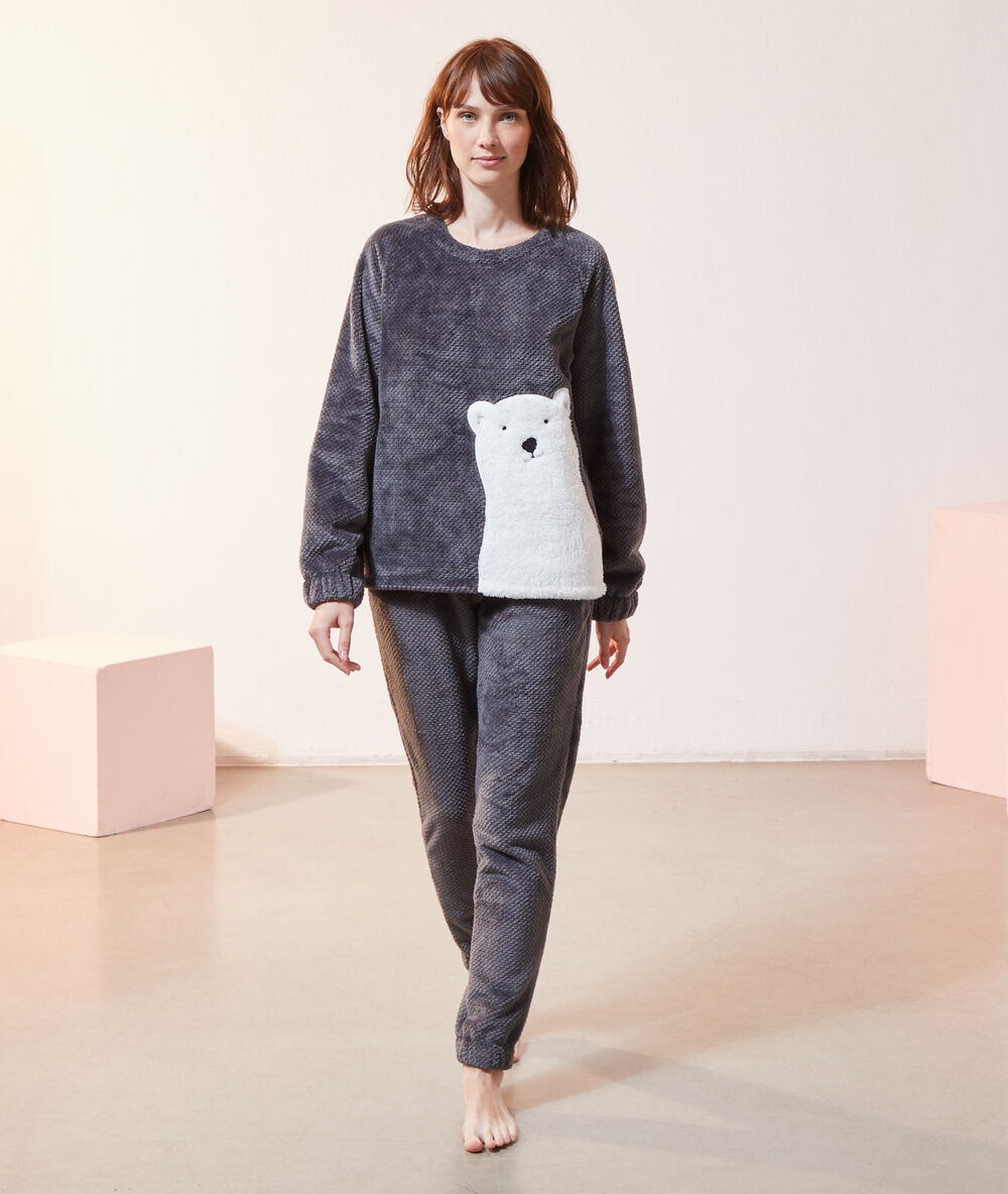 Pantalón homewear antracita.