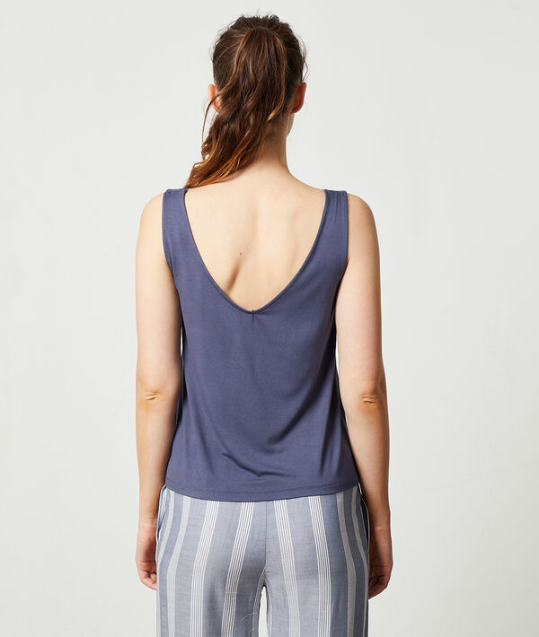 Top liso con motivos de encaje Top liso con motivos de encaje;${refinementColor}