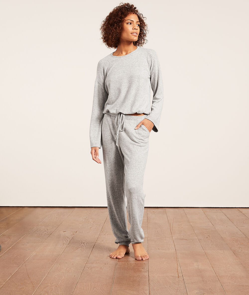 Pantalón pijama c.gris.
