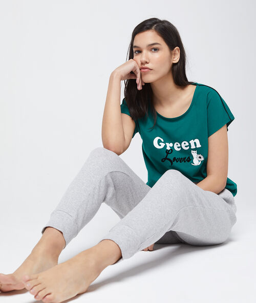 Pantalón de algodón orgánico c.gris.