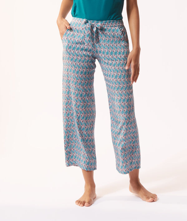 Pantalón 7/8 ancho Pantalón 7/8 ancho;${refinementColor}