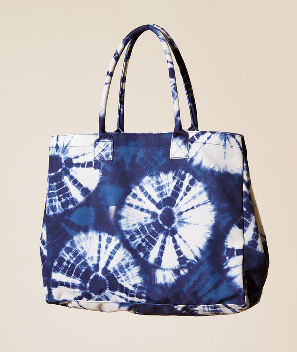Bolso playero estampado tie-dye Bolso playero estampado tie-dye;${refinementColor}