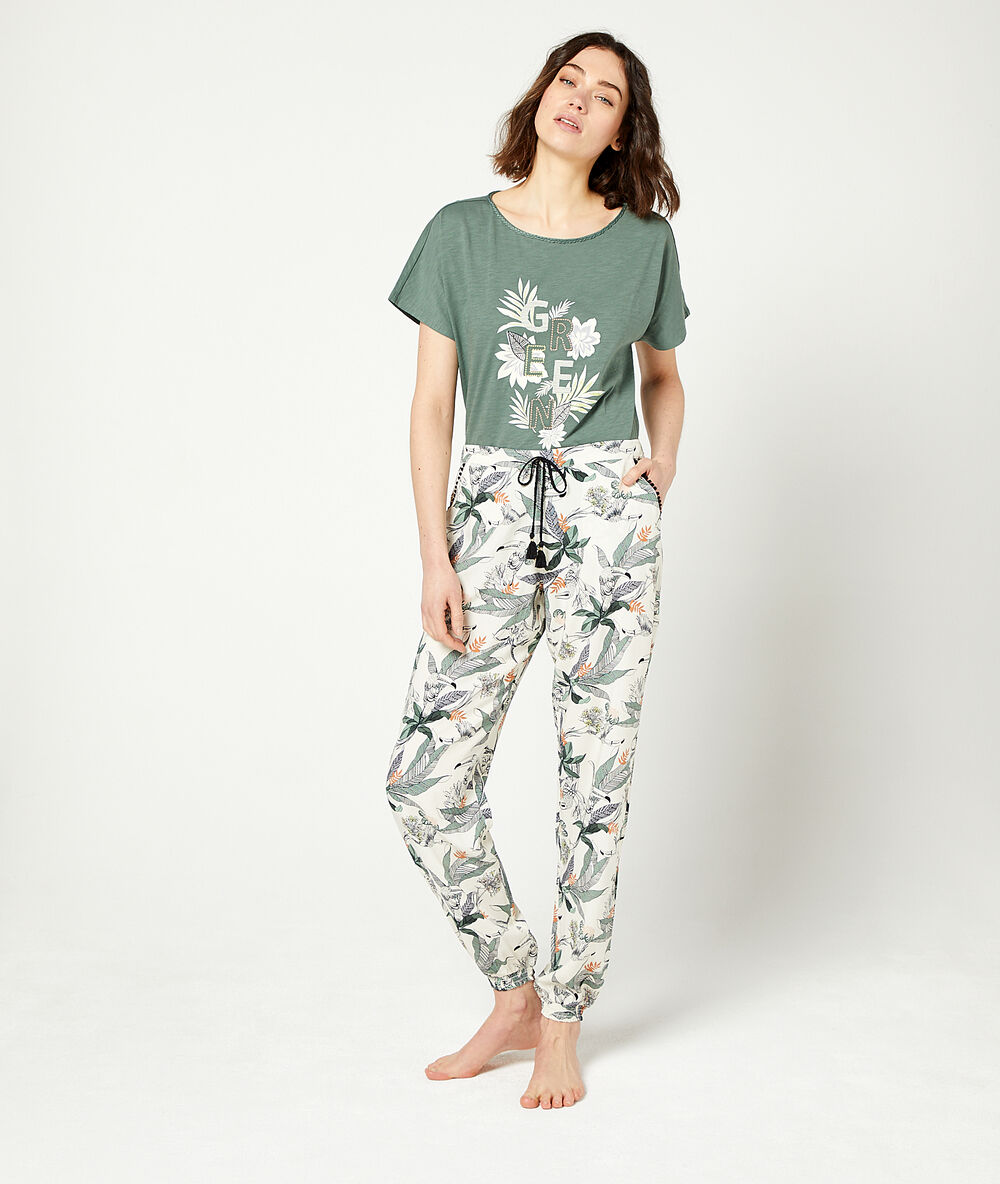 Camiseta ‘green’ caqui.