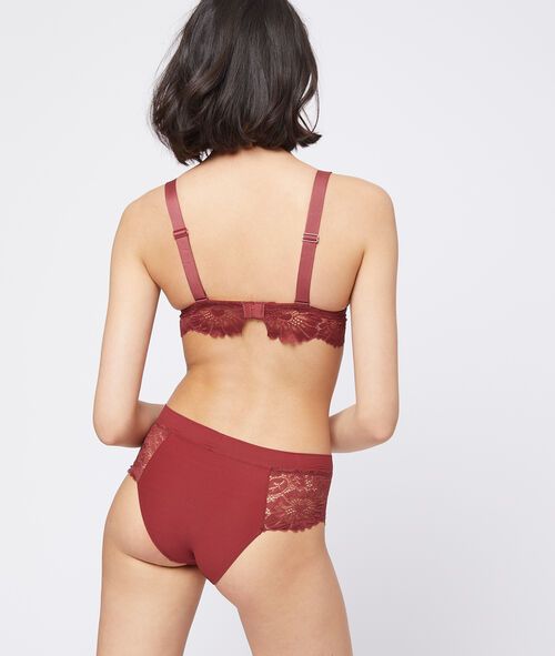 Shorty en dentelle florale Shorty en dentelle florale