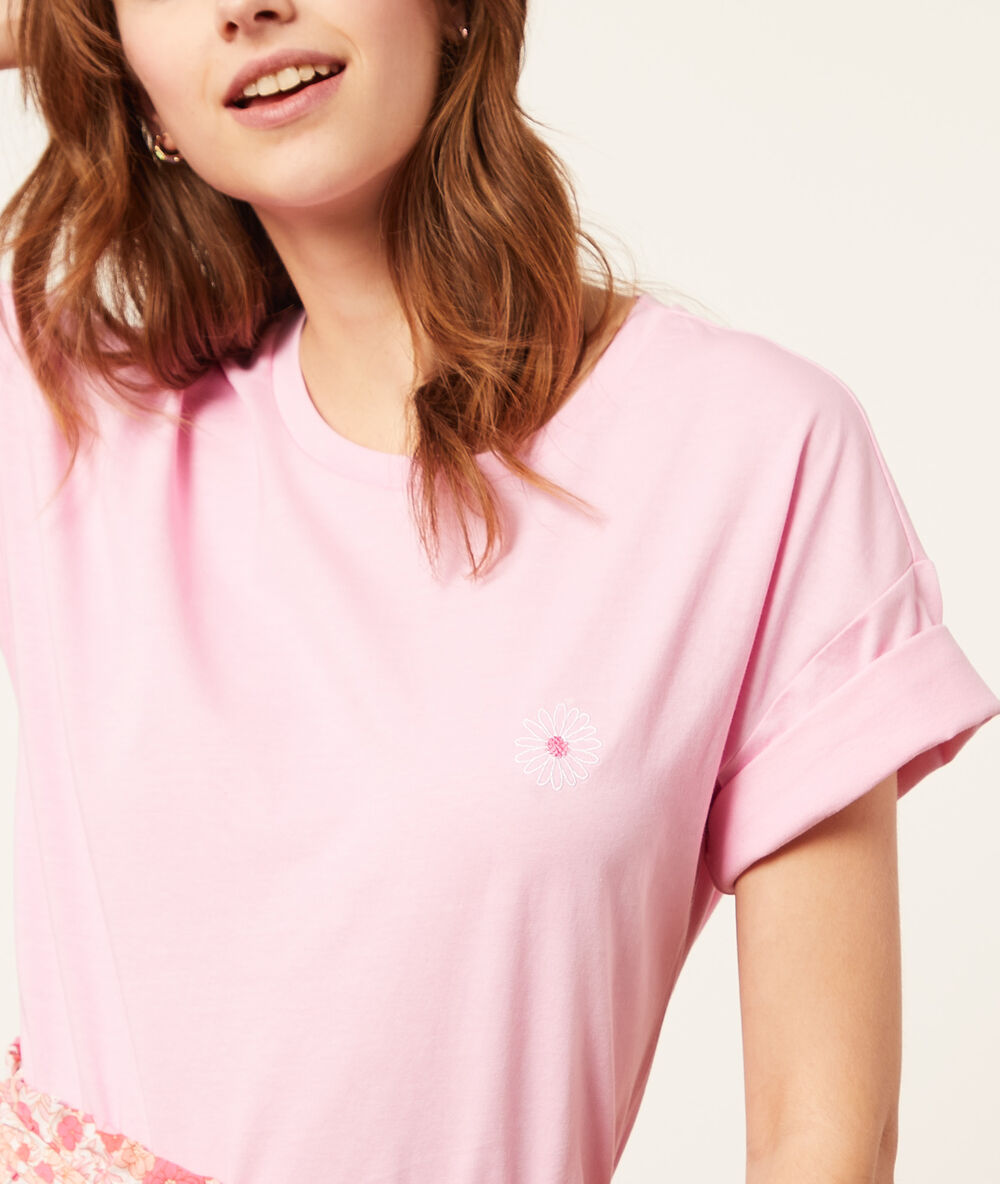 Camiseta 'pink club' rosa.