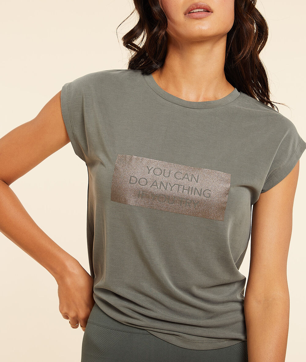 Camiseta manga corta c.kaki.