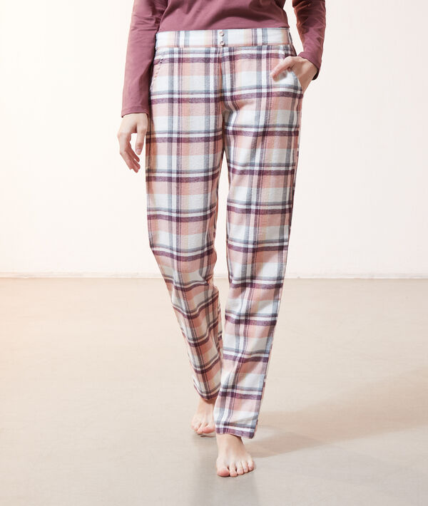 Pantalón estampado de cuadros Pantalón estampado de cuadros;${refinementColor}