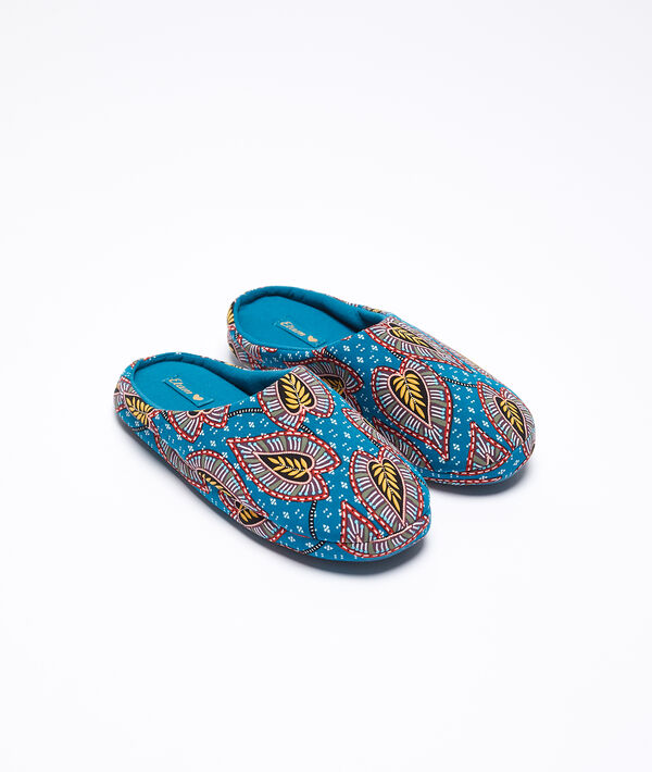 Zapatillas destalonadas estampadas Zapatillas destalonadas estampadas